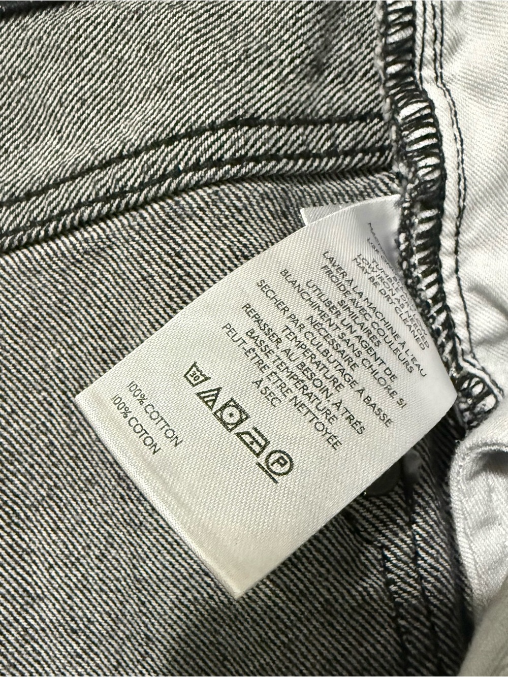 Pilcro High Rise Cropped Wide Leg Jeans Black Wash Size 30 Anthropologie - Picture 4 of 9